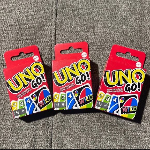 Mattel Toys Uno Go Pocket Sized Card Set Poshmark